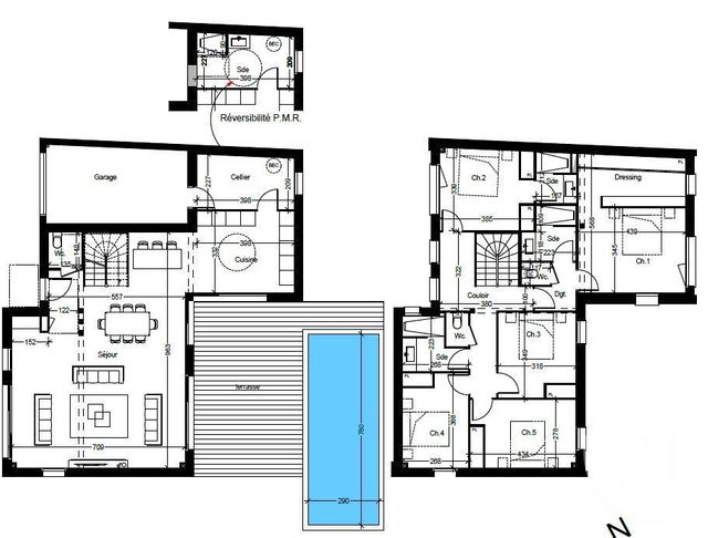 Maison à vendre - 6 pièces - 179,60 m2 - Bordeaux - 33 - AQUITAINE