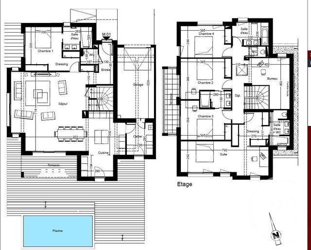 Maison à vendre - 7 pièces - 214,01 m2 - Le Bouscat - 33 - AQUITAINE