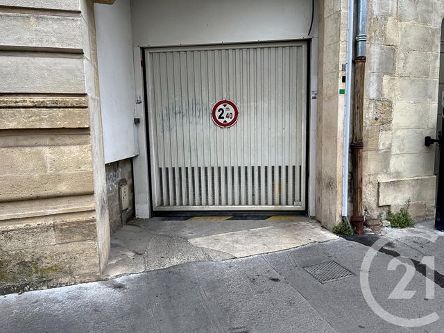 Parking &agrave; vendre - 13,50 m2 - Bordeaux - 33 - AQUITAINE